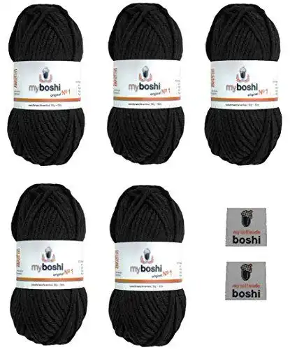 Merinowolle myboshi No. 1, Merino-Wolle Mix im 5er Set