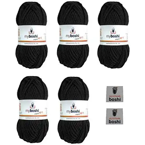 Merinowolle myboshi No. 1, Merino-Wolle Mix im 5er Set