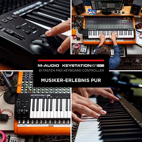 Midi-Keyboard M-Audio Keystation 61 MKIII – Kompakter 61-Tasten