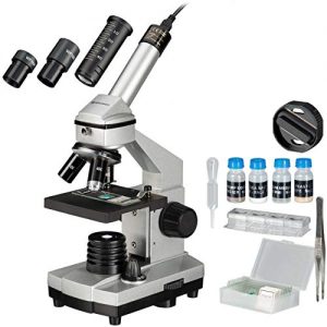Mikroskop Bresser Junior Set Biolux DE 40x-1024x für Kinder
