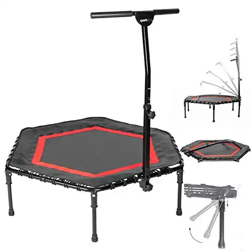 Minitrampolin SportPlus Unisex – Erwachsene SP-T-111F-R Fitness