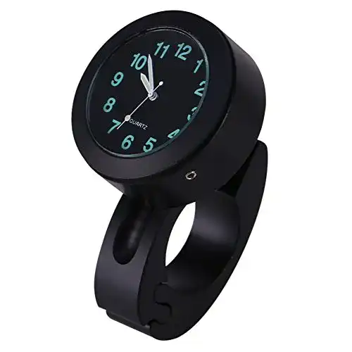 Motorrad-Uhr Keenso Motorrad Lenkeruhr, Motorrad 7/8 Zoll