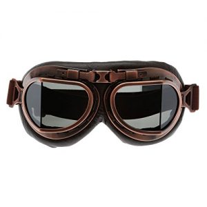 Motorradbrille (retro) MUXSAM Vintage Sonnenbrille Schutzbrille
