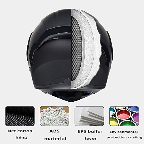 Motorradhelm (Bluetooth) BDTOT Motorradhelm Helm