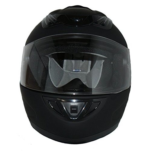 Motorradhelm protectWEAR H-510-ES-L , Größe L, Matt-Schwarz