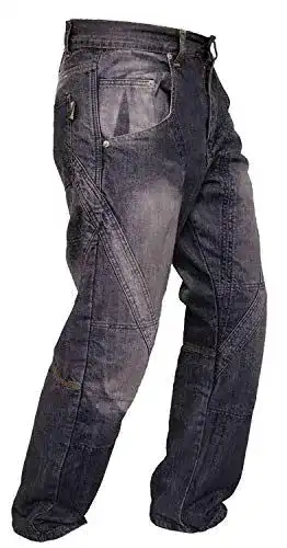 Motorradjeans newfacelook Schwarze Motorradhose