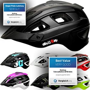 MTB-Helm Skullcap ® Fahrradhelm & MTB Helm + Visier