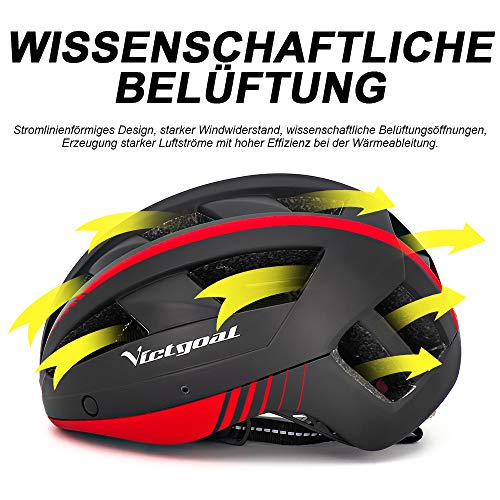 MTB-Helm VICTGOAL Fahrradhelm MTB Mountainbike Helm