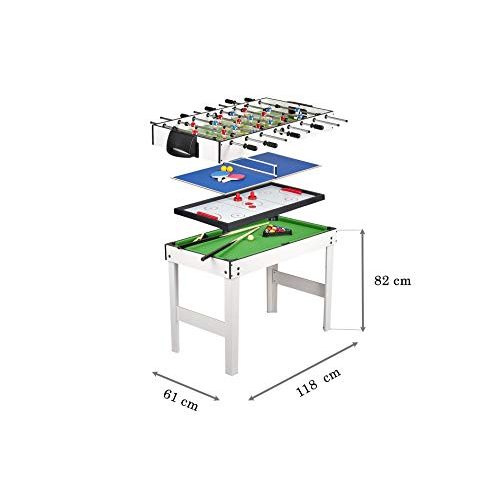 Multifunktionsspieltisch Leomark Multigame Holz Spieltisch