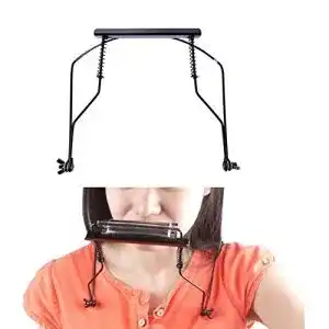Mundharmonika-Halter Zidao Angenehmer 10-Loch