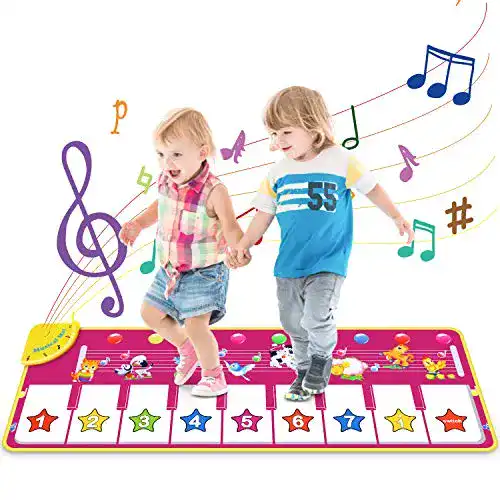 Musikmatte Vimzone Klaviermatte, Piano Matte Tanzmatten Kinder