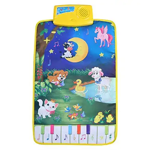 Die beste Musikmatte Zerodis Baby Musical Teppich Spielteppich Klavier Tier 2026 Test Bestseller Musikmatte Zerodis Baby Musical Teppich Spielteppich Klavier Tier
