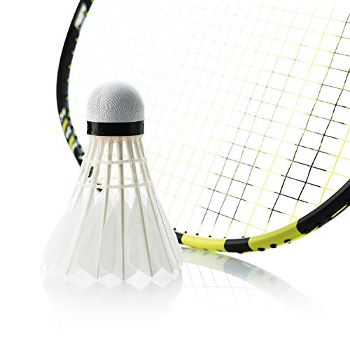 NaturfederbÃ¤lle larum sports Federbälle/Badminton Bälle/Naturfederbälle/Shuttlecocks hoher Stabilität und Haltbarkeit