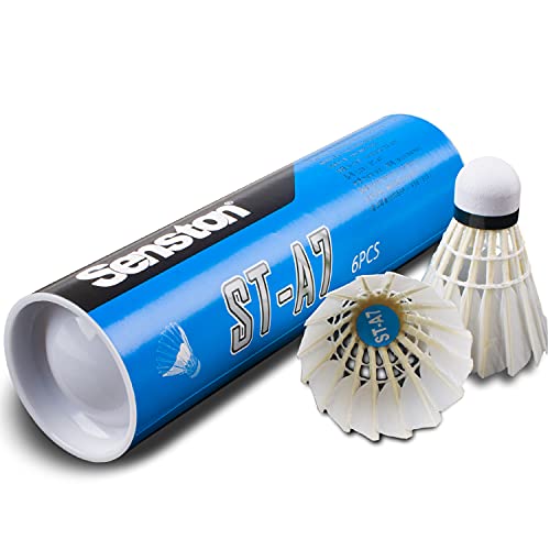 Die beste naturfederbac2a4lle senston federbaelle 6 stueck durable badminton baelle Bestsleller kaufen