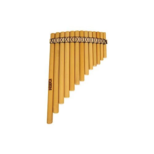 Panflöte Echt Peru – , Musikinstrument, 13 Rohre, Indianer Peru
