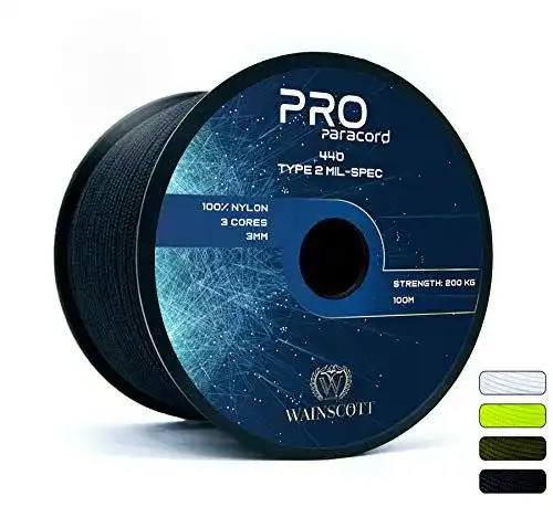Paracord Pro paracord 100M Seil aus reißfester Nylonschnur