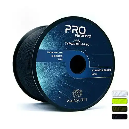 Paracord Pro paracord 100M Seil aus reißfester Nylonschnur