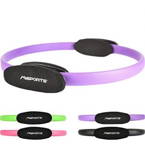 Pilates-Ring MSPORTS Pilates Ring Premium I Widerstandsring – Doppelgriff Pilates Yoga Ring