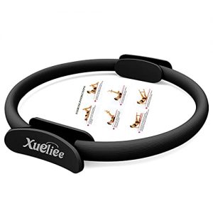 Pilates-Ring Xueliee Pilates Double Handle Ring – Dual Grip Magic Exercise Circle to Burn Fat