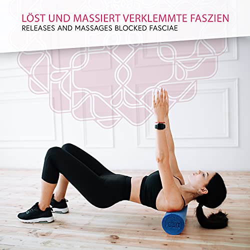 Pilates-Rolle POWRX Yoga-Rolle EPS Material//Schaumstoff-Rolle/Foam-Roller