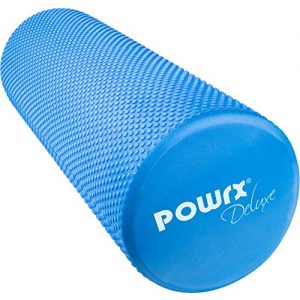 Pilates-Rolle POWRX Yoga-Rolle//Schaumstoff-Rolle/Foam-Roller/Faszien-Training/Selbstmassagerolle