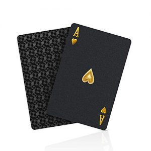 Pokerkarten BIERDORF Schwarzer Diamant Kunststoff Plastik