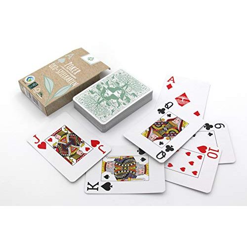 Pokerkarten TS Spielkarten Öko Poker Kartenspiel, nachhaltig