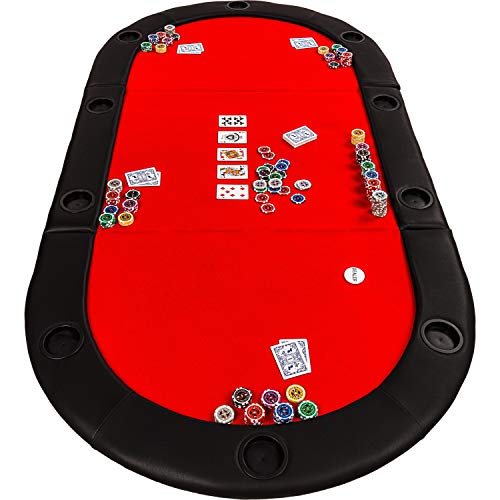 Pokertisch Maxstore Faltbare Pokerauflage „Straight Flush“ mit Tasche