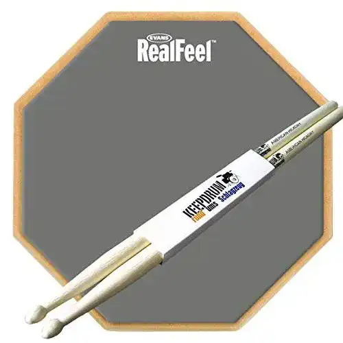 Practice-Pad Evans RF12D Real Feel Practice Pad Übungspad 2-seitig