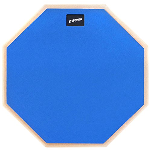 Practice-Pad Keepdrum DP-BL12 Drum Practice Pad Blau 12 Zoll