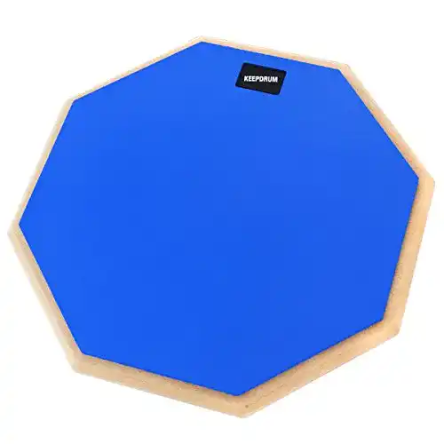 Practice-Pad Keepdrum DP-BL12 Drum Practice Pad Blau 12 Zoll