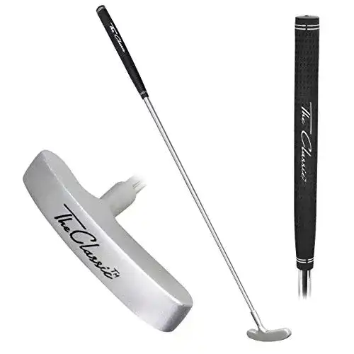 Putter GoSports The Classic Golf – Premium Grip und Putt Putt Style Zwei-Wege-Kopf für Rechts- und Linkshänder