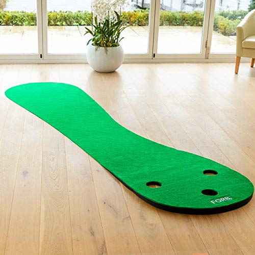 Putting-Matte FORB Golf Puttingmatte für zu Hause – Golf Übungsmatte – Golf Puttingmatte (3m)