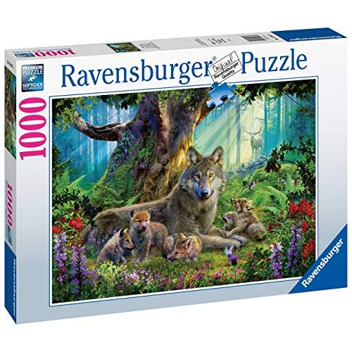Puzzle Ravensburger 15987 – Wölfe im Wald – 1000 Teile