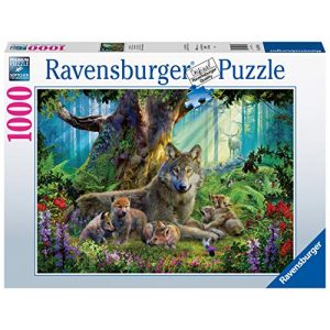 Puzzle Ravensburger 15987 – Wölfe im Wald – 1000 Teile