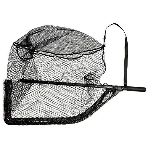 Raubfischkescher Zeck Fishing Zeck Folding Rubber Net XL 92,5x70x85cm – Hechtkescher zum Spinnfischen auf Hechte & Zander