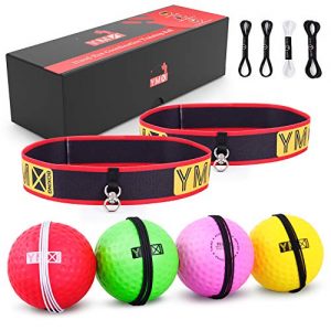 Reflexball Boxen YMX BOXING Reflexball – 4 Bälle + 2 Stirnbänder