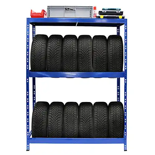 Reifenregal Certeo | HxBxT – 180 x 130 x 50 cm