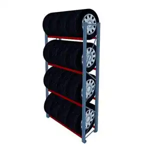 Reifenregal meets-ecommerce Grundfeld UR 2500x1270x400 mm