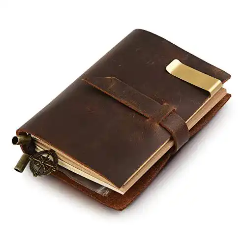 Reisetagebuch 7Felicity Handgefertigt Notizbuch Leder Vintage