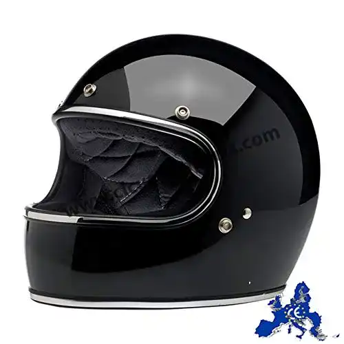 Retro-Integralhelm Custom Chrome Integralhelm Gringo Biltwell