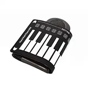 Rollpiano Drfeify Silikon Roll Up Piano, 49 Tasten mit 6 Demo-Songs