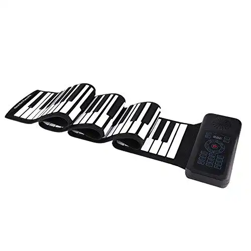 Rollpiano Fishlor Roll Up Piano, tragbar 88 Tasten Travel Piano