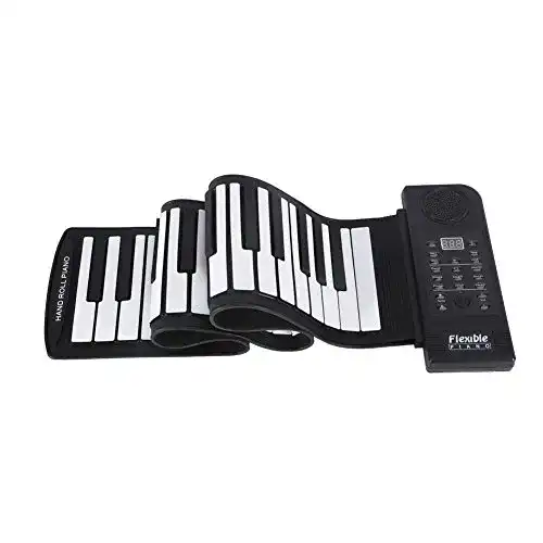 Rollpiano Tosuny Keyboard Klavier, Keyboard Klaviertasten Faltbar