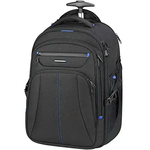 Rucksack-Trolley KROSER Laptop Trolley Rucksack Laptop