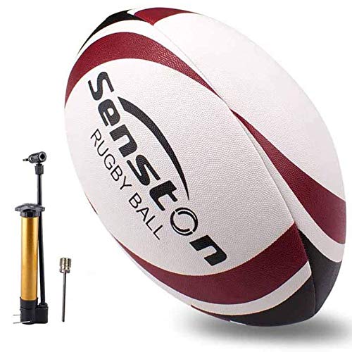 Rugby-Ball Senston Rugby Ball Ultra Grip Rugbyball Größe 5 Rugbybälle