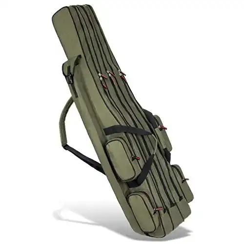 Rutentasche ARAPAIMA FISHING EQUIPMENT Rod Case Angelkoffer mit 3 Fächern