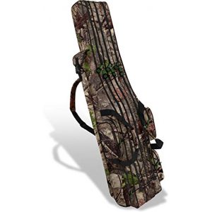 Rutentasche normani XXL Angel Tasche Futteral 190cm oder 210cm Anglerrucksack – 8 Taschen für 6 Ruten und Kescher Farbe Hunting
