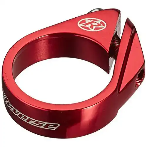 Sattelklemme Reverse Bolt Clamp 34.9mm rot