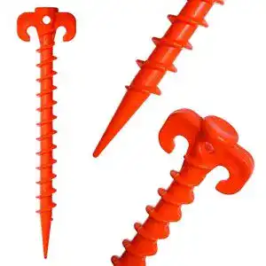 Schraubheringe IGEL Schraubanker Kunststoff, 20cm, 6er-Pack